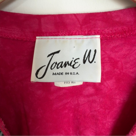 ☁️ Vintage Joanie W. Hot Pink Fringe Western Tunic – One Size - Picture 6 of 8